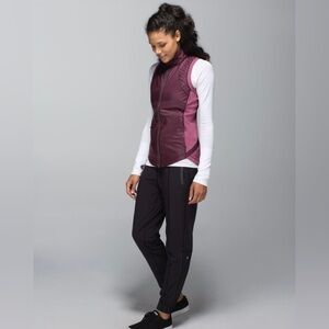 Sz6 Lululemon Rebel Runner Vest Petal Camo Embossed Bordeaux/hyper stripe VGUC